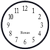 esfera reloj de torre arábigo