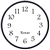 esfera del reloj de la villa en arábigo